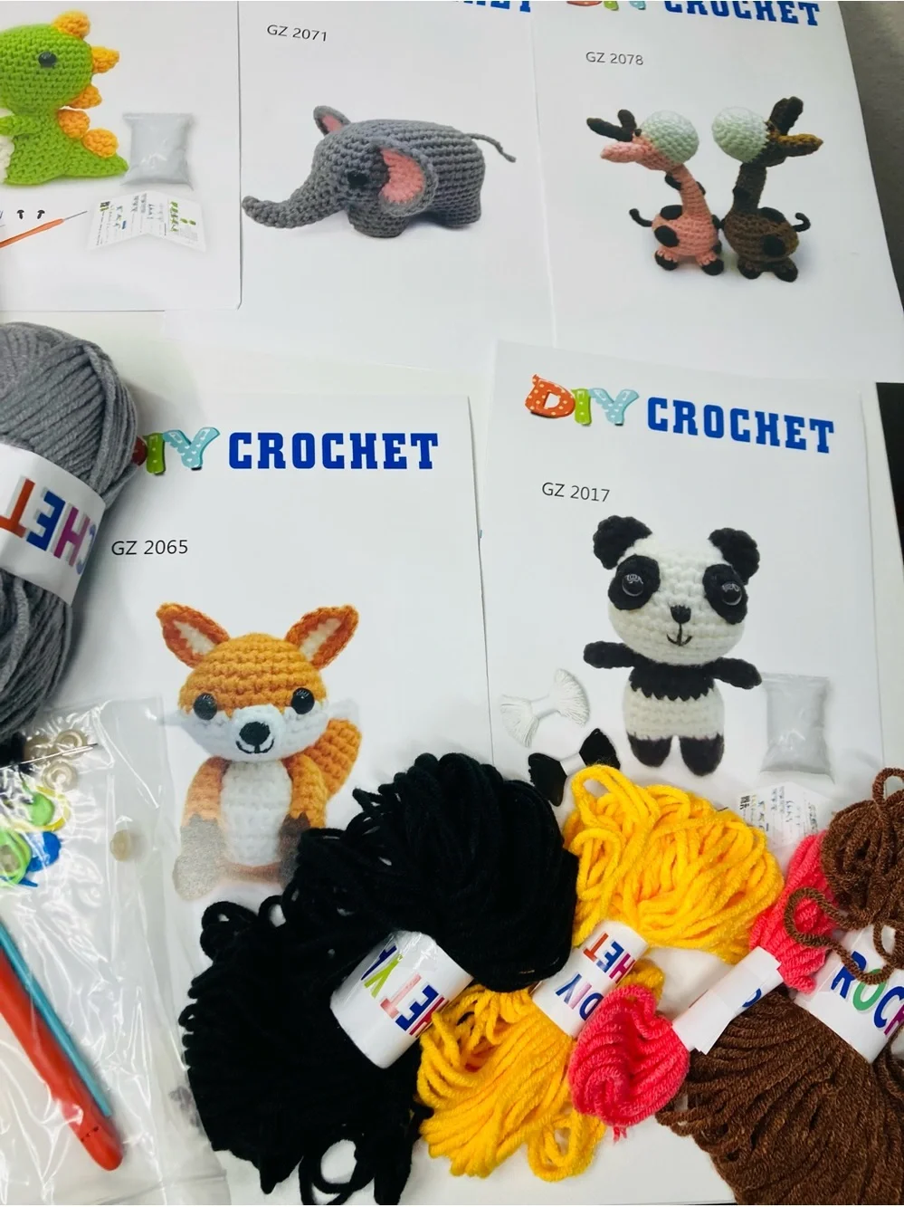 DIY Crochet Amigurumi Plush Toys - EVERYTHING YOU NEED Patterns for 7 Animals
